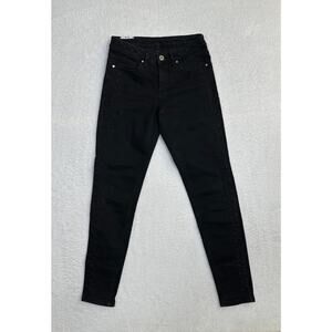 Zoe Karssen Black Star Embossed Skinny Jeans Size‎ 26